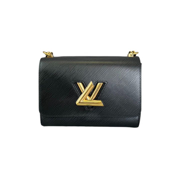 Louis-Vuitton Twist MM Shoulder Epi Black GHW
