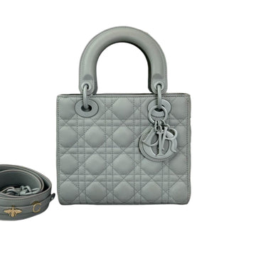 My ABCDior Lady Dior Small Ultra Matte CalBNkin Grey