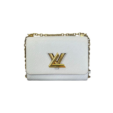 Louis-Vuitton Twist PM Shoulder Epi Leather White GHW