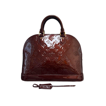 Louis-Vuitton Alma PM Vernis New 1:1 Rep Rouge Fauviste GHW