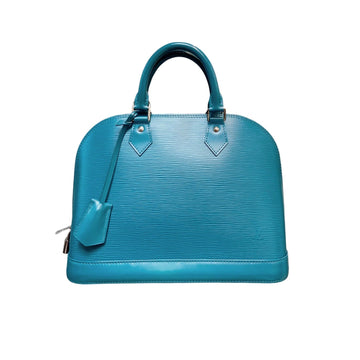Louis-Vuitton Alma PM Epi Leather Blue SHW