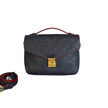 Louis-Vuitton Empreinte Pochette Metis CalBNkin Navy Blue GHW