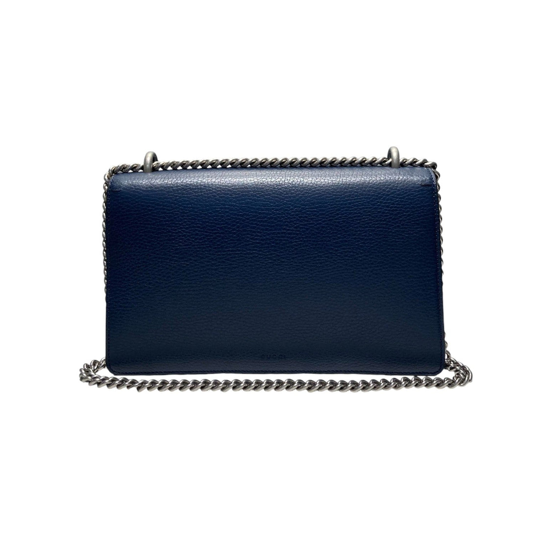 Gucci Dionysus Shoulder Small Pebbled CalBNkin Blue SHW