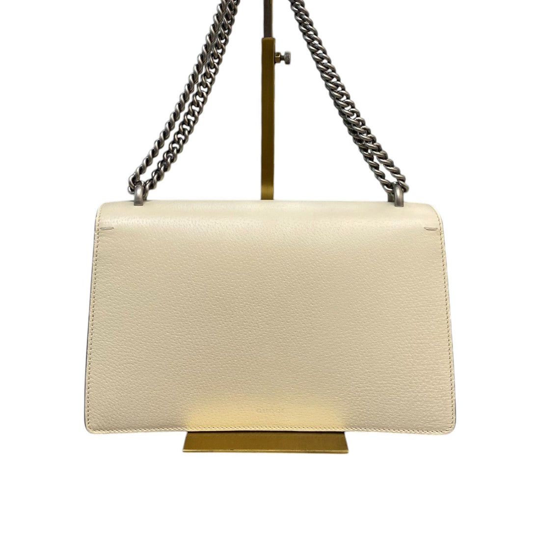 Gucci Dionysus Small Textured CalBNkin Crystal Cream RHW