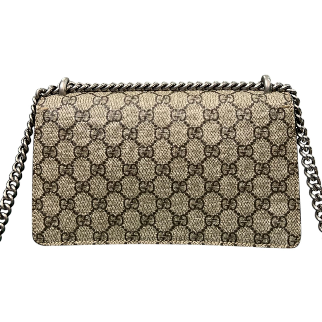 Gucci Dionysus Crystal Small GG Supreme Monogram Beige Taupe RHW