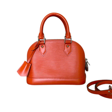 Louis-Vuitton Alma BB Epi Leather Orange SHW