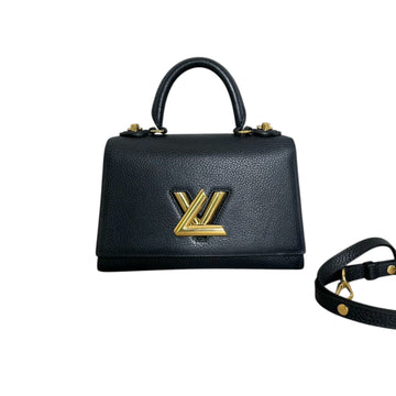 Louis-Vuitton Twist One Handle PM Taurillon Black GHW