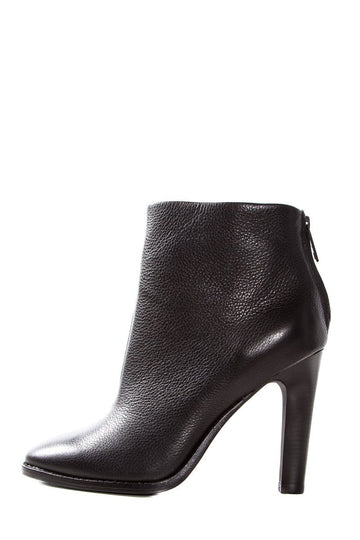 Joie Black Leather Back Zip Closure Ankle Boots SZ 39 Sale