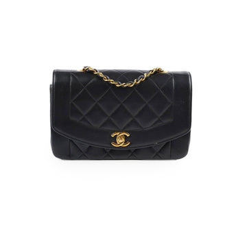 Chanel Small  Diana Lambskin Black (4 Series)