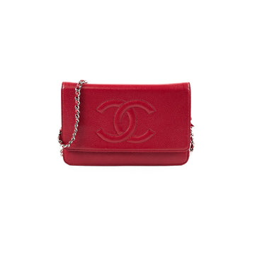 Chanel Wallet on Chain Togo/epsom/caviar/clemence/callfskin/cowhide/lambskin Red
