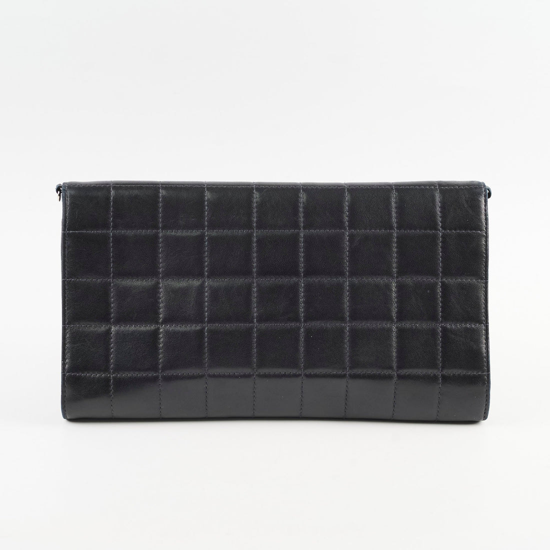 Chanel Chocolate Bar Wallet on Chain WOC Black Lambskin