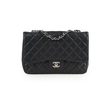 Chanel Jumbo Single Flap Togo/epsom/caviar/clemence/callfskin/cowhide/lambskin Black (12 Series)
