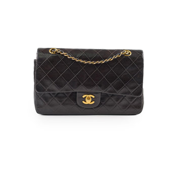 Chanel  Classic Flap Medium/Large M/L Lambskin Black