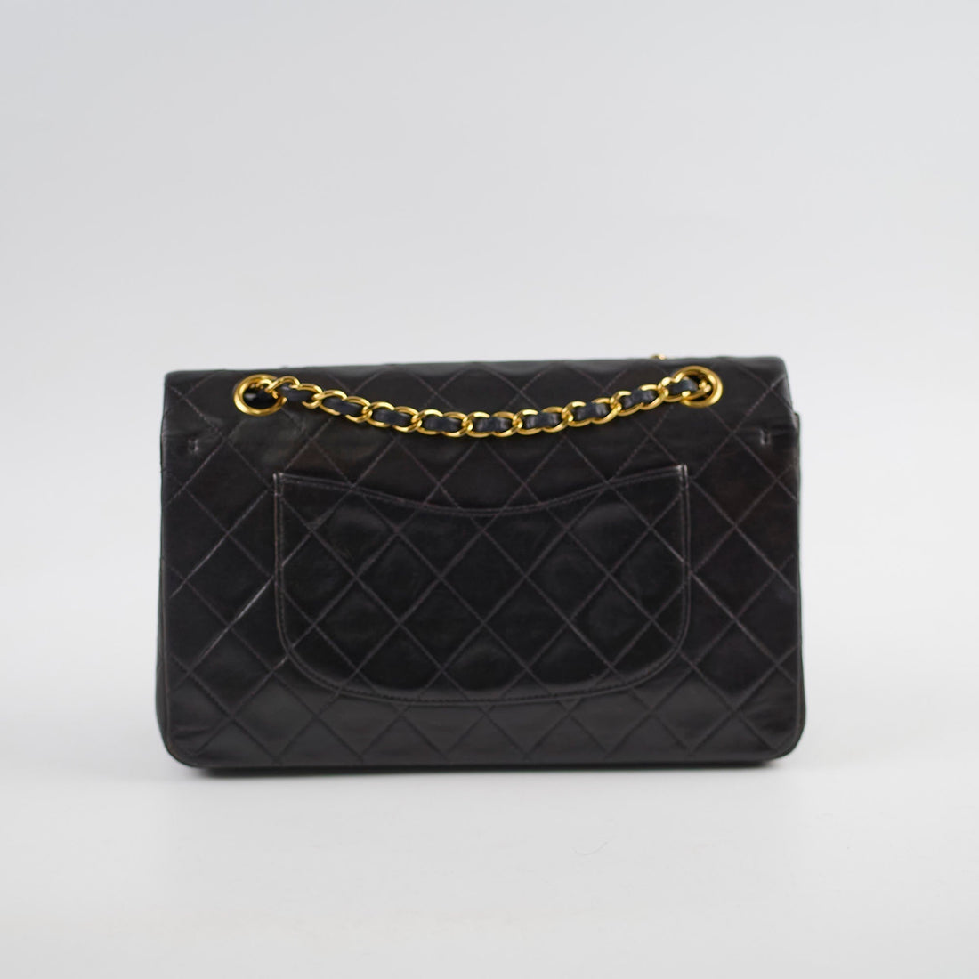 Chanel  Classic Flap Medium/Large M/L Lambskin Black