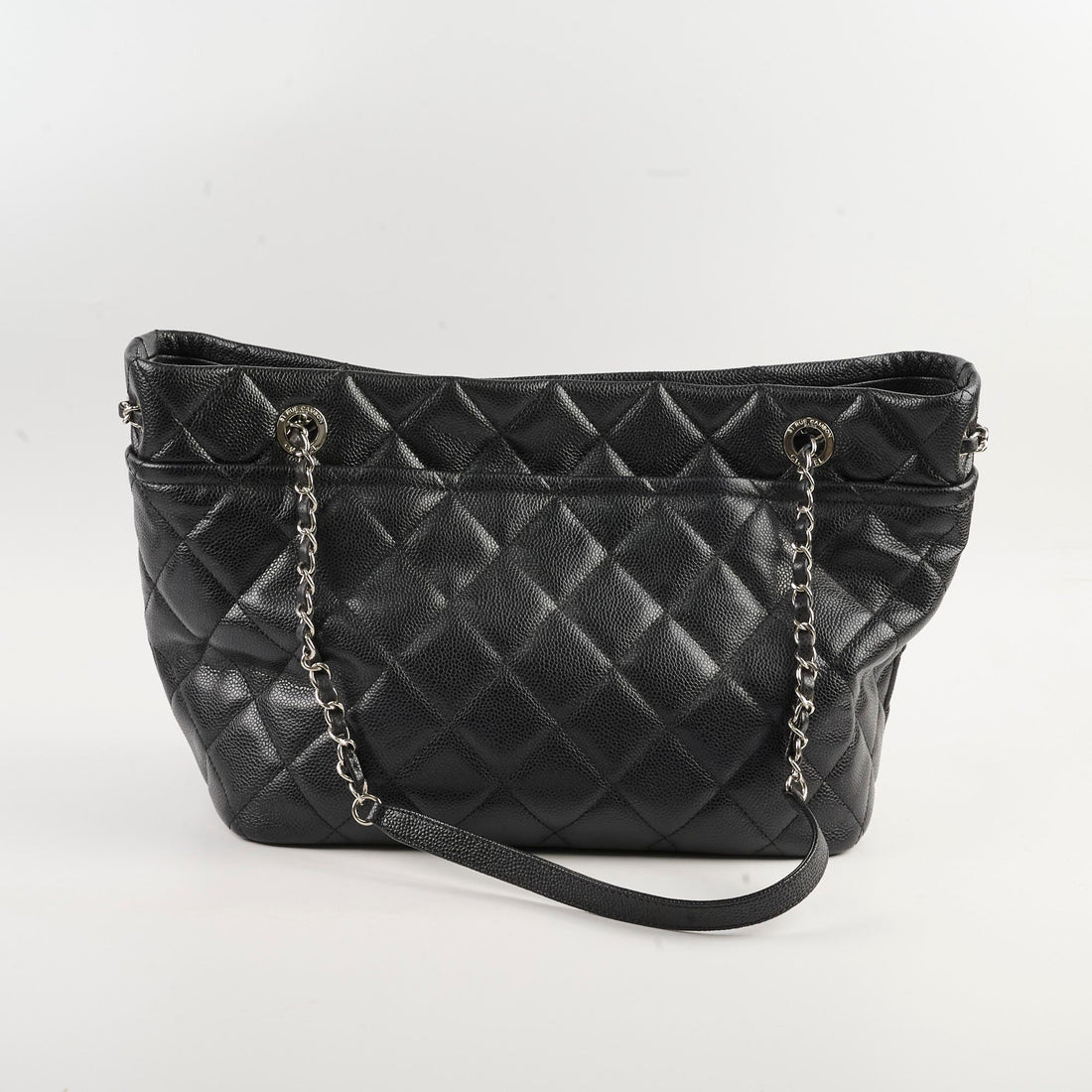 Chanel CC Logo Togo/epsom/caviar/clemence/callfskin/cowhide/lambskin Black Shoulder Bag - Series 17