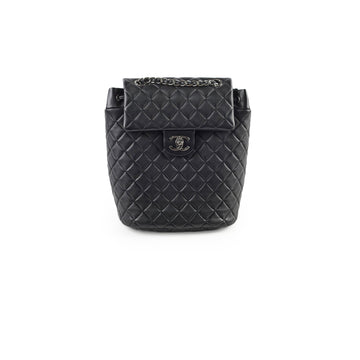 Chanel Lambskin Urban Spirit Backpack Black 23 Series
