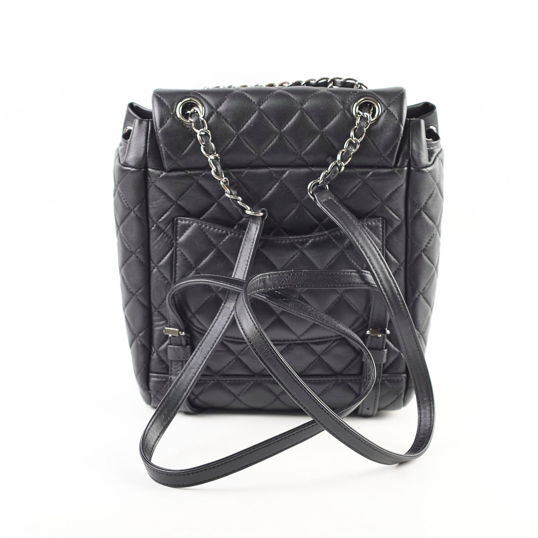 Chanel Lambskin Urban Spirit Backpack Black 23 Series