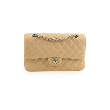 Chanel Medium/Large Togo/epsom/caviar/clemence/callfskin/cowhide/lambskin Double Classic Flap Beige