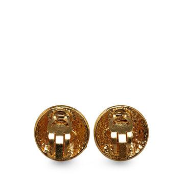 CHANEL CC Clip On Earrings Costume Earrings