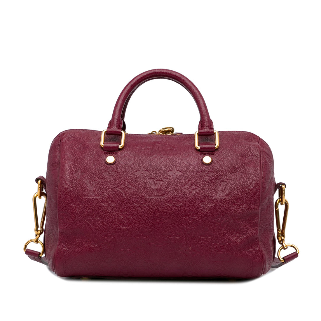 Louis Vuitton Speedy Bandoulière 25 Red Monogram Empreinte