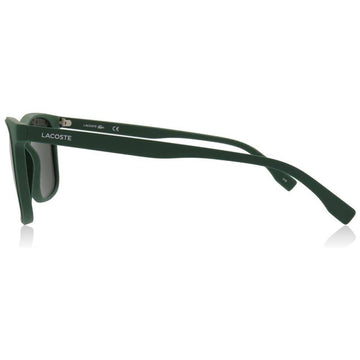 LACOSTE L882S 315 55 Square Men Green Sunglasses Green Lens
