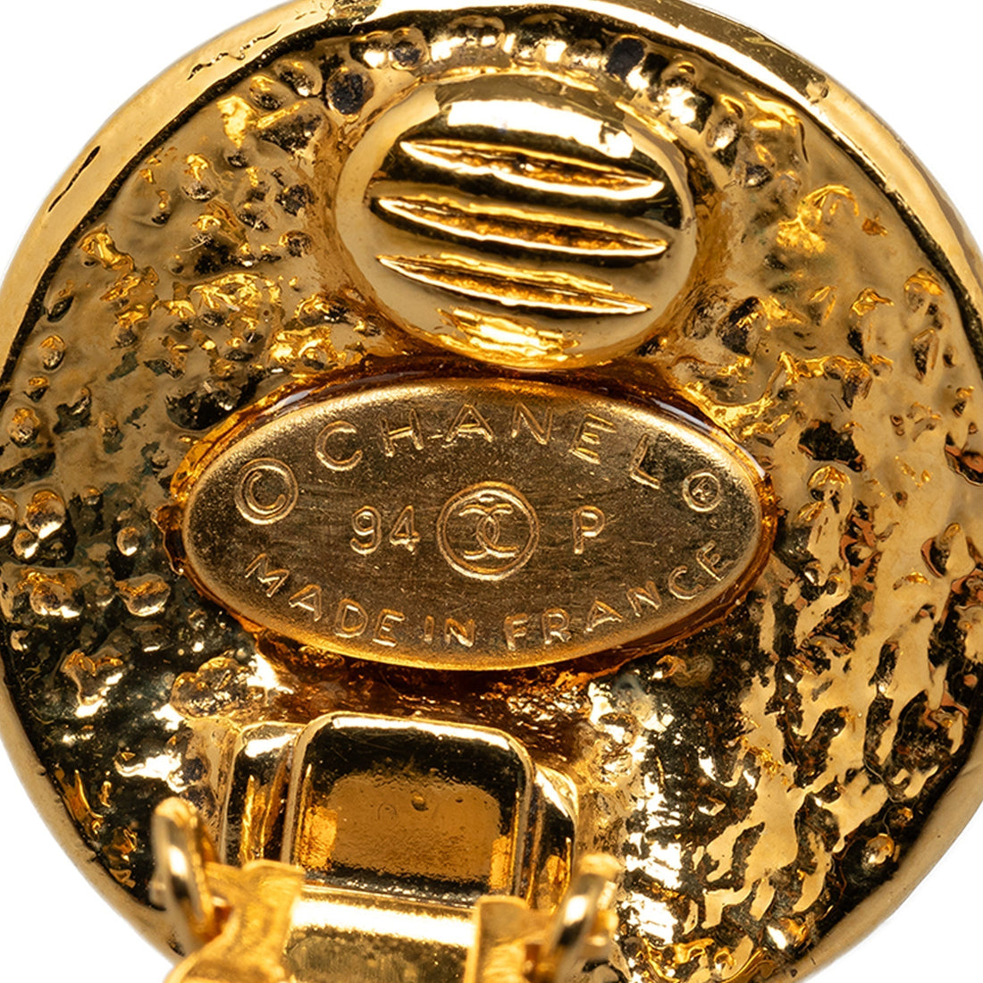CHANEL CC Clip On Earrings Costume Earrings