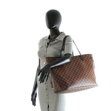 LOUIS VUITTON Neverfull GM Damier Ebene w/Pouch