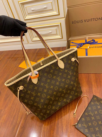 M40995 NEVERFULL MM MONOGRAM APRICOT INSIDE 1:1 quality