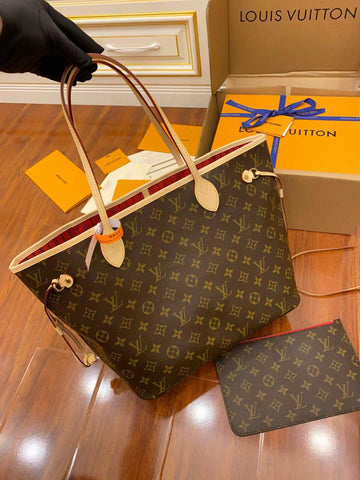 M41177 NEVERFULL MM monogram red INSIDE 1:1 quality