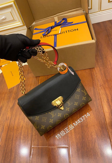 M43714 chain sling bag black monogram 1:1 leather