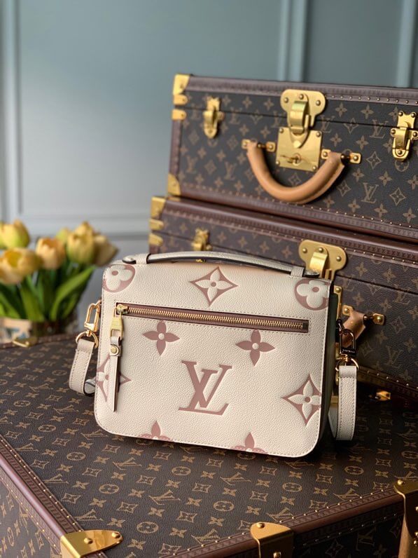 M45596 POCHETTE MÉTIS SHOULDER CROSS BODY BAGS WHITE 25cm Top quality