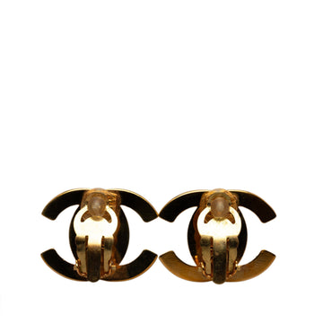 CHANEL CC Turn Lock Clip On Earrings Costume Earrings