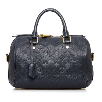 Louis Vuitton Speedy 25 Bandoulière Black Monogram Empreinte