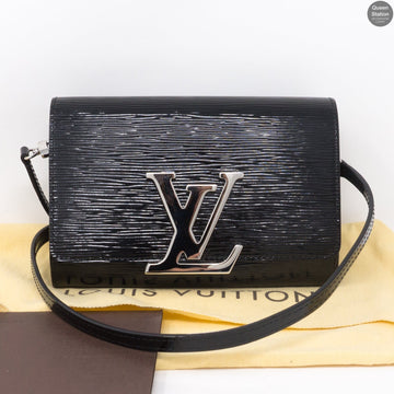 Louis-vuitton Pochette Louise PM Black Epi Leather