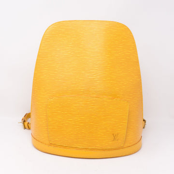 Louis-vuitton Gobelines Backpack Yellow Epi Leather