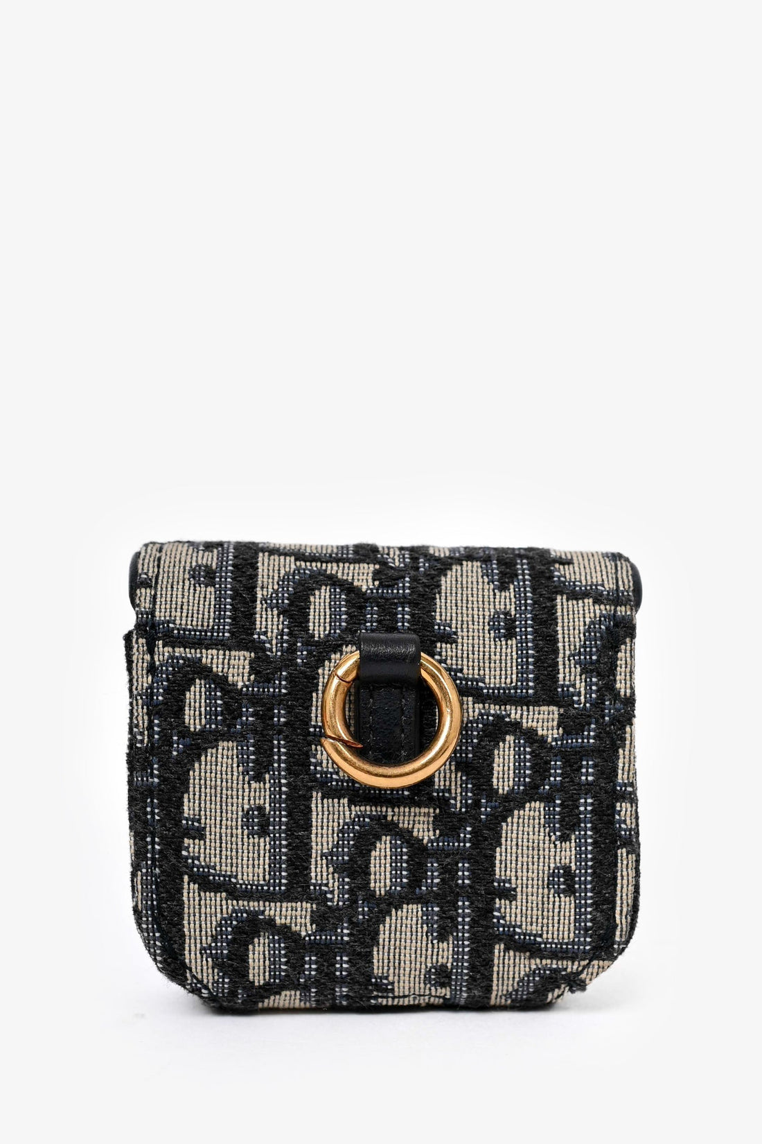 Christian Dior Navy Oblique Airpod Case