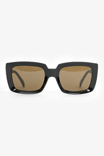 Celine Black Rectangle Sunglasses