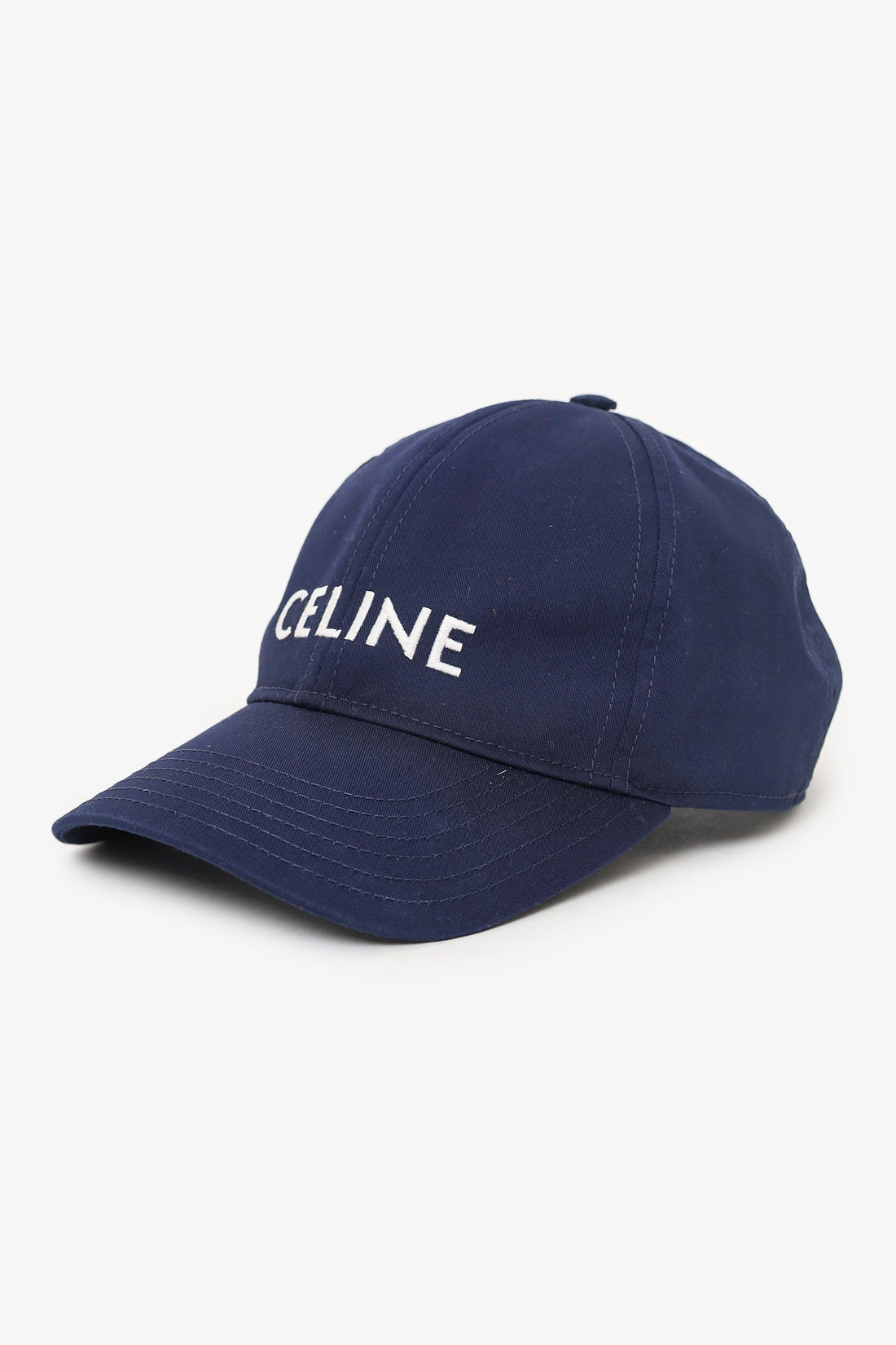 Celine Navy Logo Baseball Hat Size S
