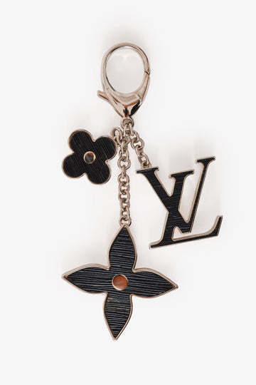 Louis Vuitton Black Epi Bijou Sac Fleur Keychain