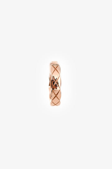 Chanel 18K Rose Gold Coco Crush Single Ear Cuff