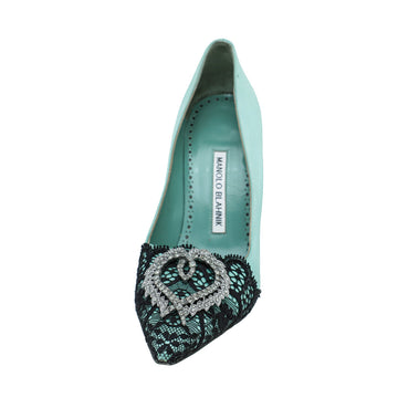 Manolo Blahnik Bicolor Gerontiushi Pump 37