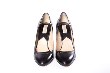 Michael Kors Black Leather Pumps SZ 8 Sale