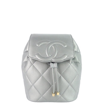 Chanel CC Lambskin Leather Chain New Backpack