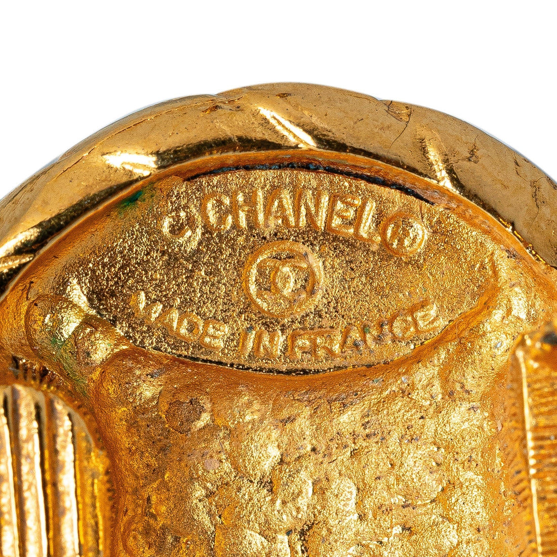 CHANEL CC Clip On Earrings Costume Earrings