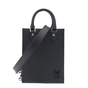 Louis-vuitton Epi Petit Sac Plat Black