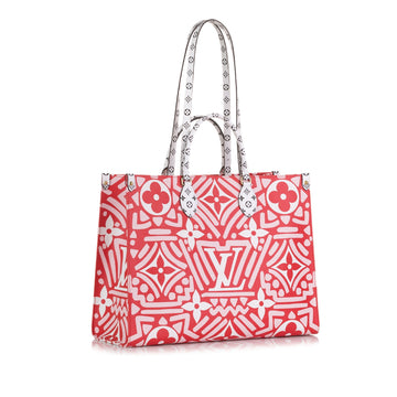 Louis Vuitton Onthego Red Crafty Giant Monogram Canvas