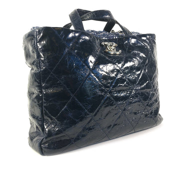 CHANEL Glazed CalBNkin Portobello Satchel