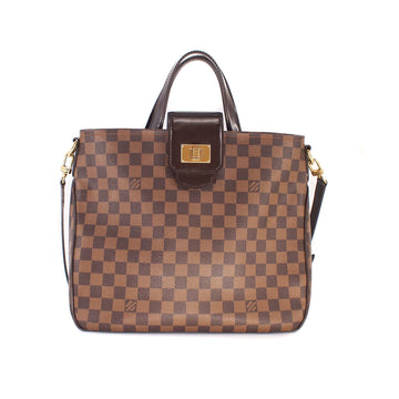 Louis-Vuitton Canvas Cabas Rosebery Bag in Damier Ebene