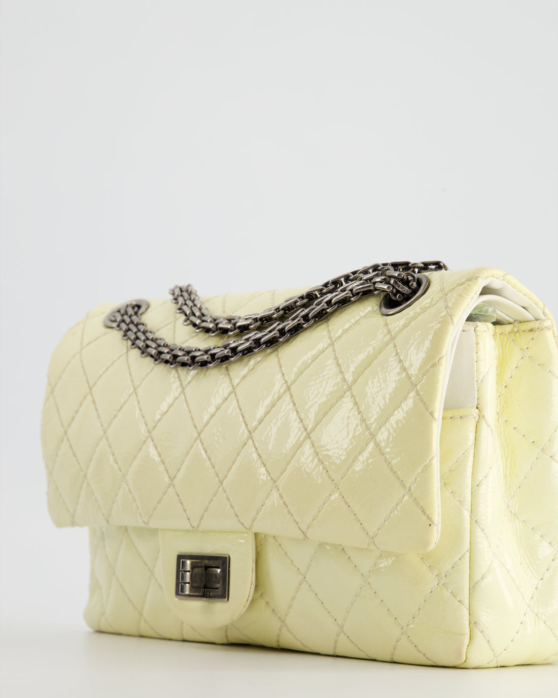 Chanel Lemon  Small Reissue Double Flap Bag with Ruthenium Hardware