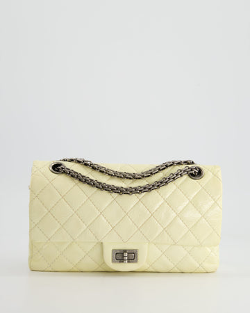 Pearl Street Bags Chanel Lemon Patent Small Reissue Double Flap Bag with Ruthenium Hardware